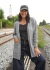SACO ABIERTO LARGO GRIS - comprar online