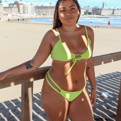 bombacha bikini tiras verde