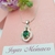 DIJE CUBIC VERDE (NO INCLUYE CADENA)
