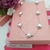COLLAR CORAZONES DE PERLA