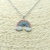 COLLAR ARCOIRIS STRASS MULTICOLOR