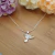 COLLAR COLIBRÍ BLANCO
