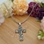 COLLAR CRUZ CON DORADO - comprar online