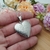 COLLAR RELICARIO CORAZÓN TRAMADO TAM CHICO