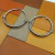 Imagen de AROS ARGOLLA MIXTA SNAKE 4 CM