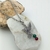 COLLAR COLIBRÍ CON MINERAL ÁGATA FUCSIA Y VERDE - JOYAS MÓNACO