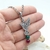 COLLAR COLIBRÍ CON MINERAL ÁGATA FUCSIA Y VERDE - comprar online
