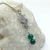 COLLAR CACTUS CON MINERAL ÁGATA VERDE - comprar online
