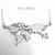 COLLAR MAPAMUNDI / PLANO DE LA TIERRA - comprar online