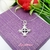 DIJE CRUZ DE MALTA (NO INCLUYE CADENA)