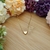 COLLAR MINI CORAZÓN ACERO DORADO - comprar online
