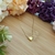 COLLAR MINI CORAZÓN ACERO DORADO
