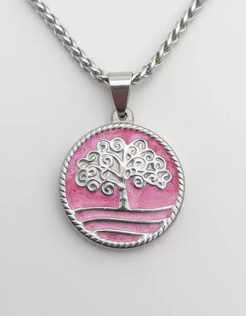 DIJE ÁRBOL ROSA (NO INCLUYE CADENA) - comprar online