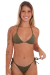 CALCINHA CORTININHA VERDE MILITAR - HALUNA BEACHWEAR