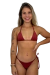 CALCINHA CORTININHA RUST (bordô) - HALUNA BEACHWEAR