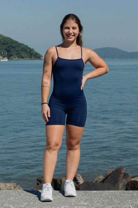 MACAQUINHO YSLA ÁGATA (azul marinho) - comprar online