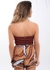 SHORT GODÊ MARROM - FOLHAGEM - HALUNA BEACHWEAR
