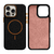 Capinha silicone textura de couro para iPhone 16 Pro - comprar online