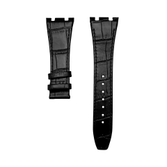 Pulseira para Audemars Piguet Preto Com Costura preto