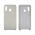 Capa Capinha Compatível com Galaxy A20 Silicone Cover Branco Antigo