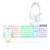 Kit Gamer EG-55 Branco Evolut Teclado Mouse Headset