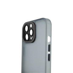 Capinha Transparente Fosca Compatível com iPhone 15 Pro