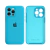 Capinha Celular iPhone 15 Pro Silicone Aveludado com Proteção Câmera na internet