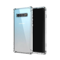 Capa Compatível com Galaxy S10 Transparente Proteção Câmera