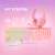 Kit Starter Gamer Combo EG-53 Rosa Evolut RGB Rainbow - loja online