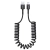 Cabo de Dados para iPhone Resistente Espiral 1.6 metros USB 3.0 Lightning