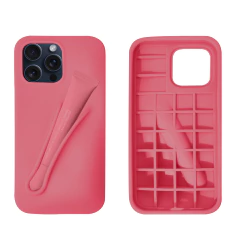Capinha Lip Case para iPhone 15 Pro Max Porta Gloss ou Batom