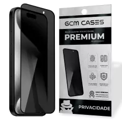 Película 3D Compatível com iPhone 16 Pro Max Privacidade 9H