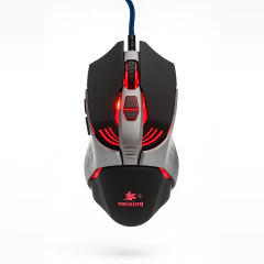 Mouse Gamer E-Sport Peining PEI V5 RGB com fio 7 botões