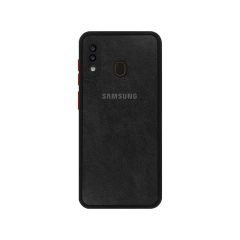 Capinha Celular Galaxy A20/A30 Couro com Proteção de Câmera - comprar online