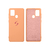 Capinha Celular Galaxy A21S Silicone Cover Aveludado Pêssego