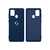 Capinha Celular Galaxy A21S Silicone Cover Aveludado Azul Horizonte