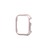 Case Bumper Protetor Alumínio Compatível Apple Watch Rose Pink