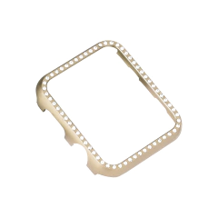 Case Bumper Alumínio com Strass para Apple Watch