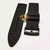 Pulseira Para Relógio Chopard Em Borracha Preta Com Fivela 24mm