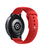 Pulseira Silicone Lisa Encaixe Universal 22mm Todas As Cores - loja online