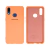 Capinha Celular Galaxy A10S Silicone Cover Aveludado Laranja