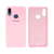 Capinha Celular Galaxy A10S Silicone Cover Aveludado Rosa chiclete