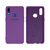 Capinha Celular Galaxy A10S Silicone Cover Aveludado Roxo