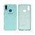 Capinha Celular Galaxy A10S Silicone Cover Aveludado Azul Céu