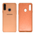 Capinha Celular Galaxy A20S Silicone Cover Aveludado Pêssego