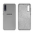 Capinha Celular Galaxy A50/A30S Silicone Cover Aveludado Cinza Concreto