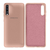 Capinha Celular Galaxy A70 Silicone Cover Aveludado Rosa Areia