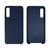 Capinha Celular Galaxy A70S Silicone Cover Aveludado Azul Cobalto