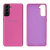 Capinha Celular Galaxy S21 Plus Silicone Relevo Câmera Rosa Hisbisco