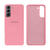 Capinha Celular Galaxy S21 Silicone Cover Aveludado Rosa chiclete